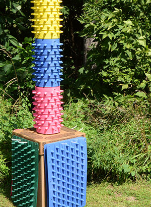 Sample Itchin' Post Grooming Pads in various colors